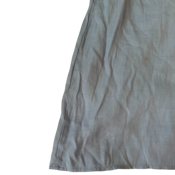 Baby Blue A-line Milkmaid Dress - Picture 4 of 8